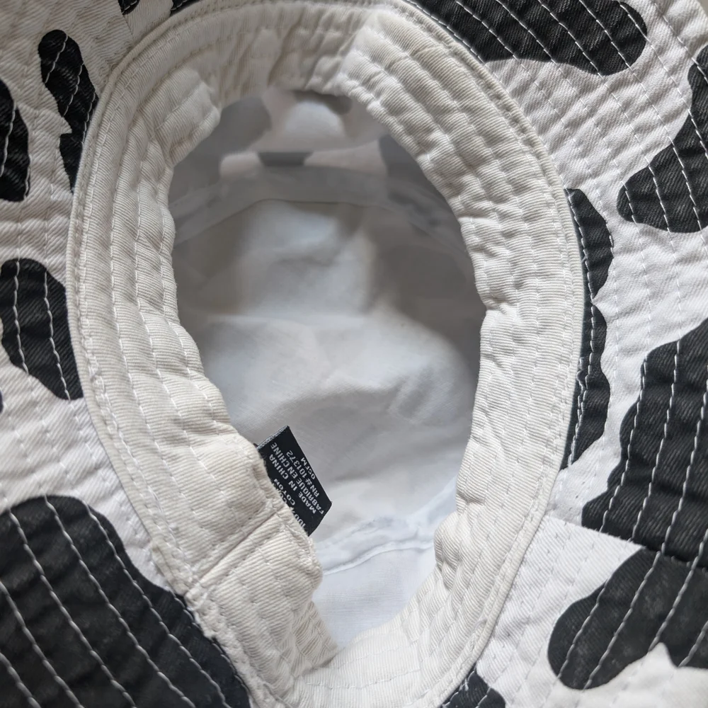 Kids Cow Print Bucket Hat